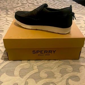 Sperry Moc-Sider Black Nylon Moccasin